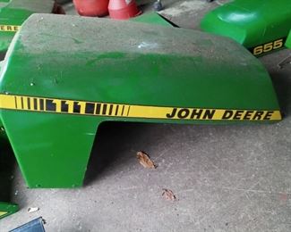 Hoods for various John Deere Mowers
