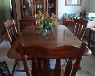 Oak dinette set 