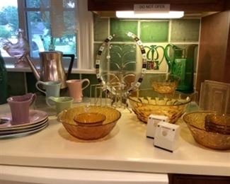 Midcentury glassware