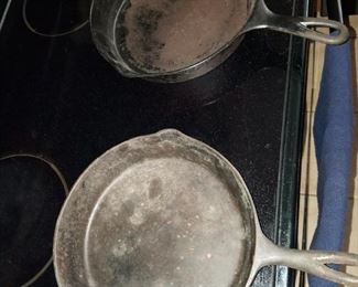 CAST IRON SKILLETS WILL BE FOR SALE IN PERSON