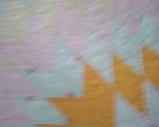 28.HAND MADE CUTTING QUILT $35