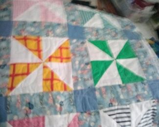 27.ANOTHER HOMEMADE QUILT $45 MACHINE STITCHED