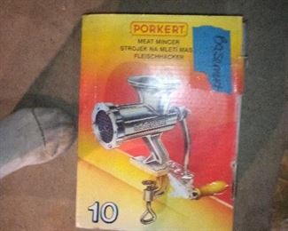 56.MEAT MINCER NEW IN BOX $20