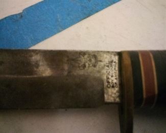official boyscout knife markings on knife