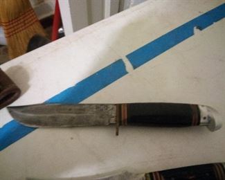 105. western official boy scout knife $75