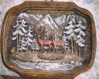 148. Deer plaque$10