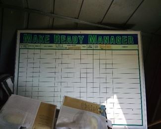 331. METAL ERASE BOARD $6