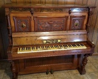 Hand Carved German Piano