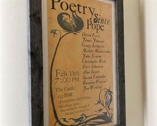 Poetry Since Pope Poster