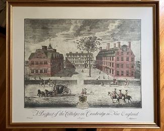 Print of New England Colleges