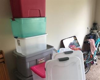 Plastic Storage Bins