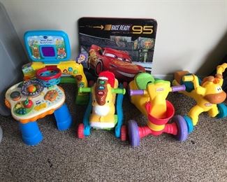 Fisher Price/Little Tykes Riding Toys Lightning McQueen Child's Folding Table