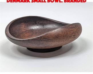 Lot 38 Finn Juhl Teak Kay Bojesen Denmark Small Bowl. Branded 