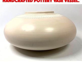 Lot 148 Large DAVID GREENBAUM Handcrafted Pottery Vase Vessel. 