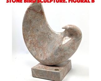 Lot 188 ONYX TELLER Carved Onyx Stone Bird Sculpture. Figural B