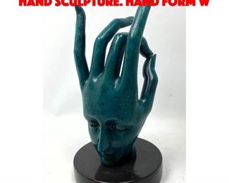 Lot 213 After Salvador Dali Surreal Hand Sculpture. Hand form w