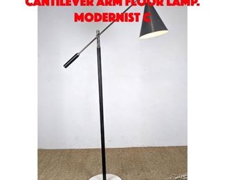 Lot 251 Arredoluce style Cantilever arm Floor Lamp. Modernist c