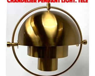 Lot 401 Louis Weisdorf Modernist Chandelier Pendant Light. Tele