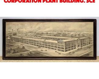 Lot 448 Framed Picture of ARVEY CORPORATION Plant Building. Sce