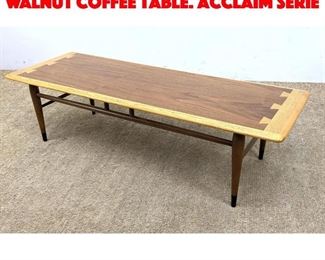 Lot 455 Lane American Modern Walnut Coffee Table. Acclaim serie