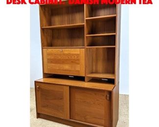 Lot 516 DOMINO MOBLER Bookcase Desk Cabinet. Danish Modern Tea