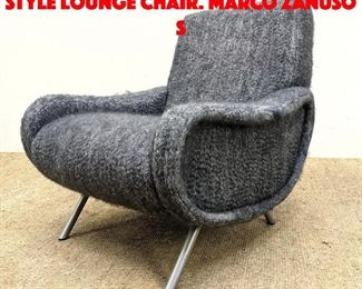 Lot 587 Contemporary Italian style Lounge Chair. MARCO ZANUSO s