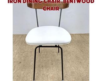 Lot 641 CLIFFORD PASCOE Black Iron Dining Chair. Bentwood Chair