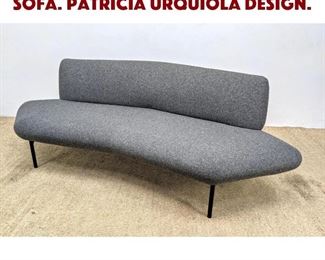 Lot 652 HAWORTH Gray Modernist Sofa. Patricia Urquiola Design.