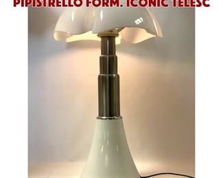 Lot 703 GAE AULENTI Table Lamp. PIPISTRELLO Form. Iconic Telesc