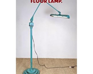 Lot 746 Industrial Adjustable Task Floor Lamp.