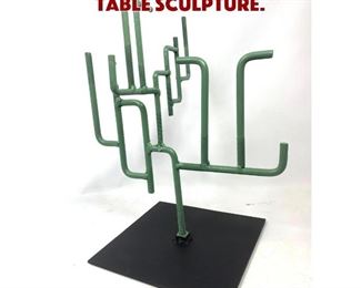Lot 807 JOE SELTZER Welded Iron Table Sculpture. 