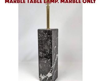 Lot 817 Walter Von Nessen Style Marble Table Lamp. Marble only 