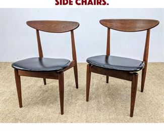 Lot 851 Pair American Modern Side Chairs.