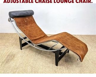 Lot 858 Le Corbusier Signed LC4 Adjustable Chaise Lounge Chair.