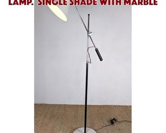 Lot 868 ARREDOLUCE Style Floor Lamp. Single shade with marble 