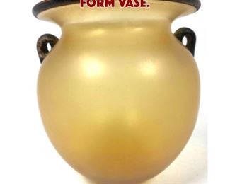 Lot 872 KREISS Venetian Glass Urn Form Vase. 