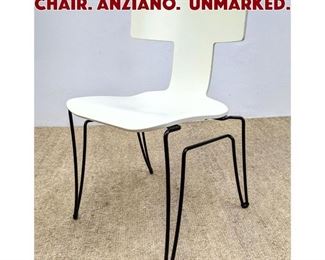 Lot 908 DONGHIA T back Side Chair. ANZIANO. Unmarked.