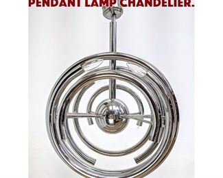 Lot 921 Unique Design Swirl Design Pendant Lamp Chandelier. 