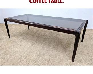 Lot 931 Modernist Glass Top Coffee Table. 