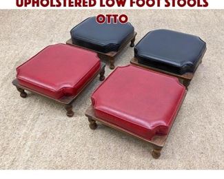 Lot 938 Set 4 Nesting Stacking Upholstered Low Foot Stools Otto
