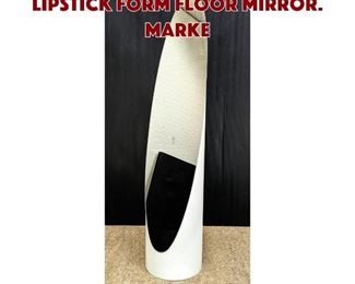 Lot 949 GAO Contemporary Home Lipstick Form Floor Mirror. Marke