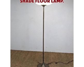 Lot 988 Laurel Mushroom Glass Shade Floor Lamp. 