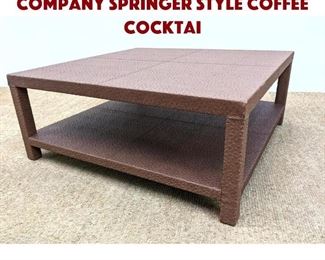 Lot 1029 Large French D.C. Company Springer Style Coffee Cocktai