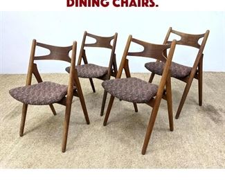 Lot 1071 Set 4 Danish Teak Dining Chairs. 