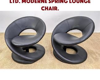Lot 1088 Pair JAYMAR Furniture Ltd. Moderne Spring Lounge Chair.