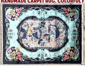 Lot 1138 10 3 x 8 Chinese Deco Handmade Carpet Rug. Colorful f