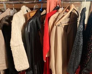 Womens Leather Coats Rabbit Designer ...
