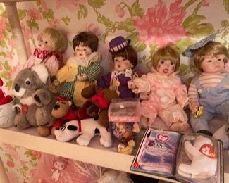 Ceramic Baby Clowns 