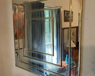 Contemporary Modern Geometic Mirror