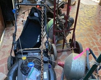 Lawnmowers and Edgers and Blower